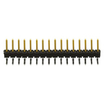 Samtec TSW Series Right Angle Through Hole Pin Header, 16 Contact(s), 2.54mm Pitch, 1 Row(s), Unshrouded