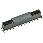 ERNI SMC Series Straight Surface Mount PCB Header, 80 Contact(s), 1.27mm Pitch, 2 Row(s), Shrouded