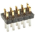Samtec FTS Series Straight Surface Mount Pin Header, 10 Contact(s), 1.27mm Pitch, 2 Row(s), Unshrouded