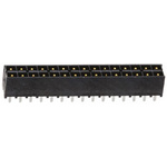 Samtec IPT1 Series Straight Through Hole PCB Header, 30 Contact(s), 2.54mm Pitch, 2 Row(s), Shrouded