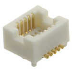 Hirose DF12 Series Straight Surface Mount PCB Header, 10 Contact(s), 0.5mm Pitch, 2 Row(s), Shrouded