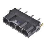 Molex Mini-Fit Sr. Series Straight Through Hole PCB Header, 4 Contact(s), 10.0mm Pitch, 1 Row(s), Shrouded