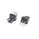 Molex KK 254 Series Right Angle Through Hole Pin Header, 3 Contact(s), 2.54mm Pitch, 1 Row(s), Unshrouded