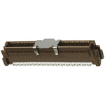 Molex SlimStack Series Straight Surface Mount PCB Header, 100 Contact(s), 0.64mm Pitch, 2 Row(s), Shrouded