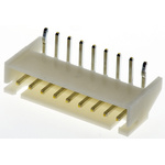 JST XH Series Right Angle Through Hole PCB Header, 9 Contact(s), 2.5mm Pitch, 1 Row(s), Shrouded