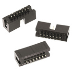 Wurth Elektronik WR-BHD Series Straight Through Hole PCB Header, 6 Contact(s), 2.54mm Pitch, 2 Row(s), Shrouded