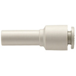 SMC Tube-to-Tube KQ2 Pneumatic Straight Tube-to-Tube Adapter, Push In 2 mm to Push In 4 mm