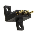 Souriau SMS Series Straight Through Hole PCB Header, 3 Contact(s), 5.08mm Pitch, 1 Row(s), Shrouded