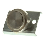 ITW 76-95 Single Pole Double Throw (SPDT) Momentary Clear LED Push Button Switch, IP67, 22.4 (Dia.)mm, Panel Mount,