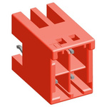 TE Connectivity Grace Inertia Series Straight Through Hole PCB Header, 4 Contact(s), 3.3mm Pitch, 2 Row(s), Shrouded