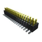 Samtec FTSH Series Straight Through Hole Pin Header, 10 Contact(s), 1.27mm Pitch, 2 Row(s), Unshrouded