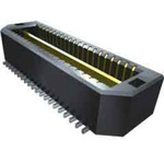 Samtec QTE Series Straight Surface Mount PCB Header, 120 Contact(s), 0.8mm Pitch, 2 Row(s), Shrouded