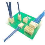 JST BNI Series Through Hole PCB Header, 4 Contact(s), 3.3mm Pitch, 2 Row(s), Shrouded