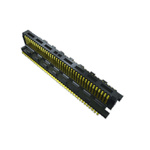 Samtec ST4 Series Straight Surface Mount PCB Header, 100 Contact(s), 0.4mm Pitch, 2 Row(s), Shrouded