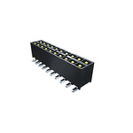Samtec IPT1 Series Right Angle Through Hole PCB Header, 30 Contact(s), 2.54mm Pitch, 2 Row(s), Shrouded