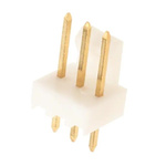 Molex KK 100 Series Vertical Through Hole Pin Header, 3 Contact(s), 2.54mm Pitch, 1 Row(s), Unshrouded
