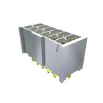 Samtec IPL1 Series Vertical Surface Mount PCB Header, 4 Contact(s), 2.54mm Pitch, 2 Row(s), Shrouded