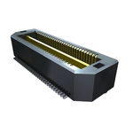 Samtec QTH Series Vertical Surface Mount PCB Header, 120 Contact(s), 0.5mm Pitch, 2 Row(s), Shrouded