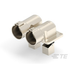 TE Connectivity PowerTube 1400 Series Right Angle Panel Mount PCB Connector, 2 Contact(s), 47mm Pitch, 1 Row(s)