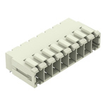 Wago 831 Series Angled PCB Mount PCB Header, 8 Contact(s), 7.62mm Pitch, 1 Row(s), Shrouded