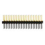 Samtec TSW Series Straight Through Hole Pin Header, 32 Contact(s), 2.54mm Pitch, 2 Row(s), Unshrouded