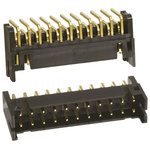 Hirose DF11 Series Right Angle Through Hole PCB Header, 22 Contact(s), 2.0mm Pitch, 2 Row(s), Shrouded