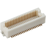 Hirose DF12 Series Straight Surface Mount PCB Header, 60 Contact(s), 0.5mm Pitch, 2 Row(s), Shrouded