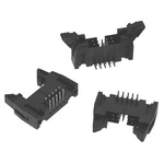 Wurth Elektronik WR-BHD Series Right Angle Through Hole PCB Header, 14 Contact(s), 2.54mm Pitch, 2 Row(s), Shrouded