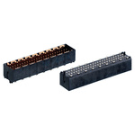 ERNI MicroSpeed Series Straight Surface Mount PCB Header, 50 Contact(s), 1.0mm Pitch, 2 Row(s), Shrouded