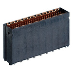 ERNI MicroSpeed Series Straight Surface Mount PCB Header, 50 Contact(s), 1.0mm Pitch, 2 Row(s), Shrouded