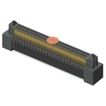 Samtec ERM5 Series Straight Surface Mount PCB Header, 140 Contact(s), 0.5mm Pitch, 2 Row(s), Shrouded