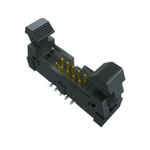 Samtec EHF Series Straight Surface Mount PCB Header, 50 Contact(s), 1.27mm Pitch, 2 Row(s), Shrouded