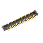 Panasonic A4S Series Straight Surface Mount PCB Header, 10 Contact(s), 0.4mm Pitch, 2 Row(s), Shrouded
