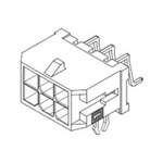 Molex Micro-Fit 3.0 Series Right Angle Surface Mount PCB Header, 24 Contact(s), 3.0mm Pitch, 2 Row(s), Shrouded