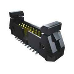 Samtec EJH Series Straight Through Hole PCB Header, 10 Contact(s), 2.54mm Pitch, 2 Row(s), Shrouded