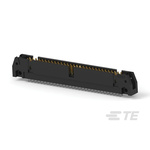 TE Connectivity AMP-LATCH Series Straight Through Hole PCB Header, 60 Contact(s), 2.54mm Pitch, 2 Row(s), Shrouded