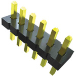 Samtec FTS Series Vertical Pin Header, 2 Contact(s), 1.27mm Pitch, 1 Row(s), Unshrouded
