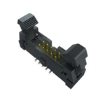 Samtec EHF Series Straight PCB Header, 17 Contact(s), 1.27mm Pitch, 1 Row(s), Shrouded