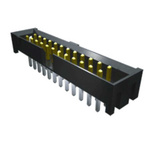 Samtec STMM Series Vertical Through Hole PCB Header, 10 Contact(s), 2.0mm Pitch, 2 Row(s), Shrouded
