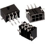 Wurth Elektronik WR-MPC3 Series Right Angle PCB Header, 6 Contact(s), 3.0mm Pitch, 2 Row(s), Shrouded