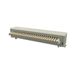Amphenol Communications Solutions Conan Lite Series Right Angle PCB Header, 51 Contact(s), 1.0mm Pitch, Shrouded
