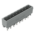 Wago 231 Series Straight Vertical/Horizontal Mount Header, 8 Contact(s), 1.2mm Pitch, 1 Row(s), Unshrouded