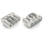 Wago 770 Series Angled PCB Mount PCB Header, 4 Contact(s), 10mm Pitch, 1 Row(s), Shrouded