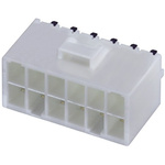 JST HL Series Straight Through Hole PCB Header, 12 Contact(s), 3.96mm Pitch, 2 Row(s), Shrouded