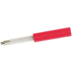 Staubli Red, Male to Female Test Connector Adapter With Brass contacts and Silver Plated - Socket Size: 4mm