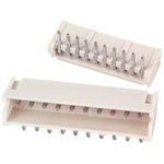 JST ZH Series Right Angle Through Hole PCB Header, 10 Contact(s), 1.5mm Pitch, 1 Row(s), Shrouded