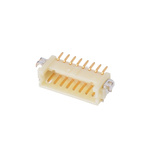 Hirose DF13 Series Right Angle Surface Mount PCB Header, 8 Contact(s), 1.25mm Pitch, 1 Row(s), Shrouded