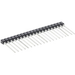 HARWIN D01 Series Straight Through Hole Mount PCB Socket, 20-Contact, 1-Row, 2.54mm Pitch, Wire Termination