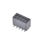 Samtec SFMC Series Straight Surface Mount PCB Socket, 10-Contact, 2-Row, 1.27mm Pitch, Solder Termination