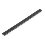 Stelvio Kontek MODUCOM Series Straight Through Hole Mount PCB Socket, 45-Contact, 1-Row, 2.54mm Pitch, Solder